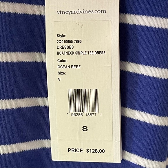 Vineyard Vines Striped Simple Boatneck Dress - Picture 3 of 16